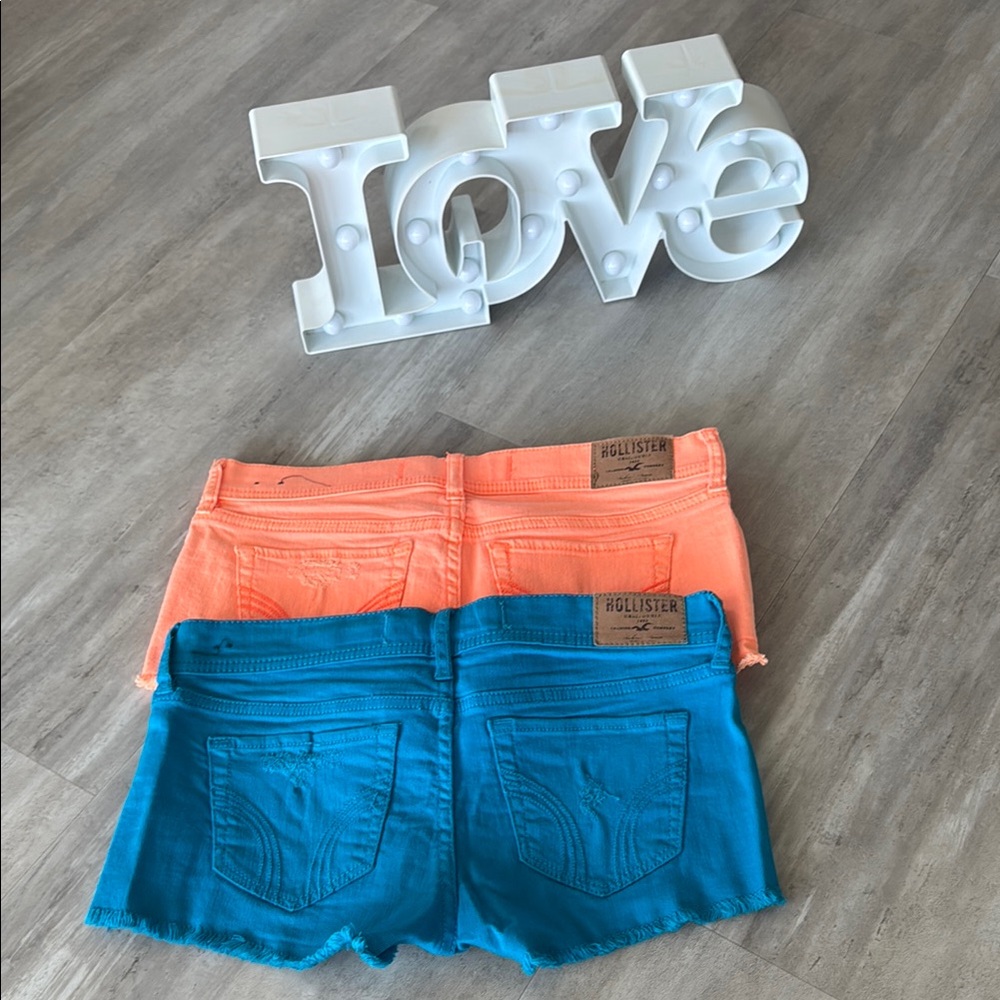 Hollistee Orange and Blue Shorts Bundle - Picture 8 of 8